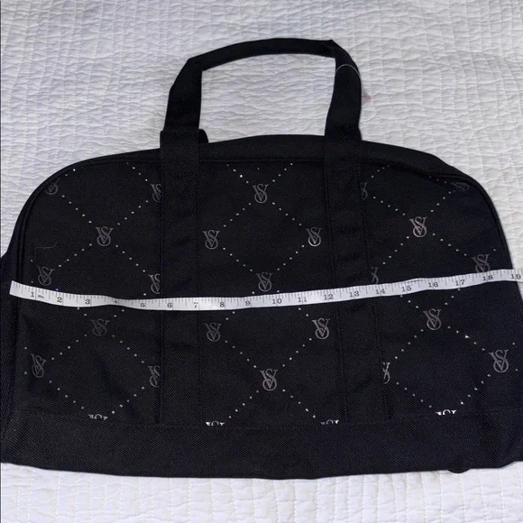 Victoria’s Secret Black Weekender Canvas Bag - Picture 8 of 10